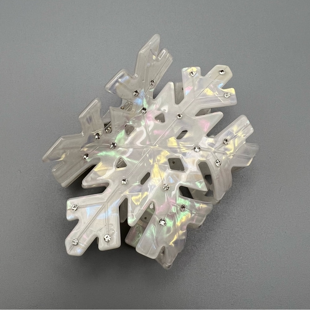Snowflake Claw Clip - Picture 2 of 5